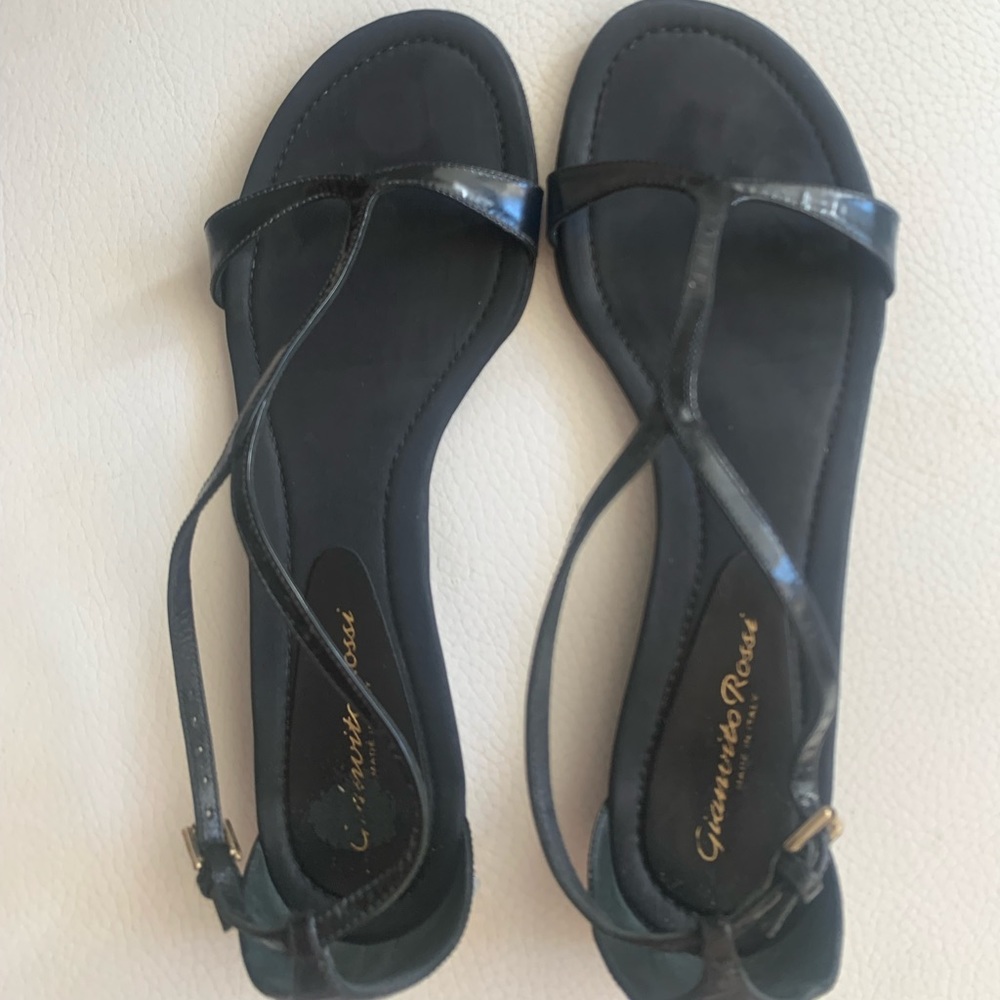 Vintage rare GIANVITO ROSSI  elegant Sandals.Size 38 1/2.Made in Italy.